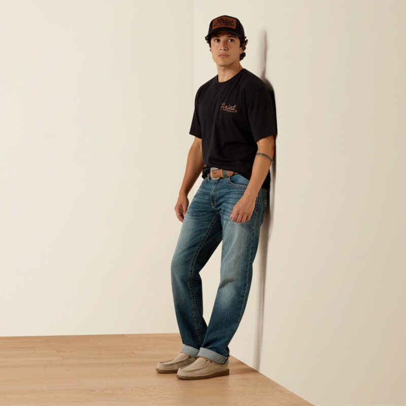 Ariat Men's Cowmooflage Classic Fit T-Shirt - Black-4