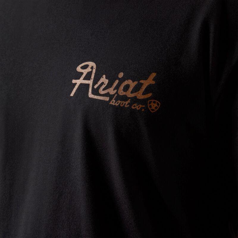 Ariat Men's Cowmooflage Classic Fit T-Shirt - Black-2