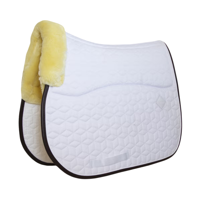 Kentucky Skin Friendly Jumping Saddlepad - White-4