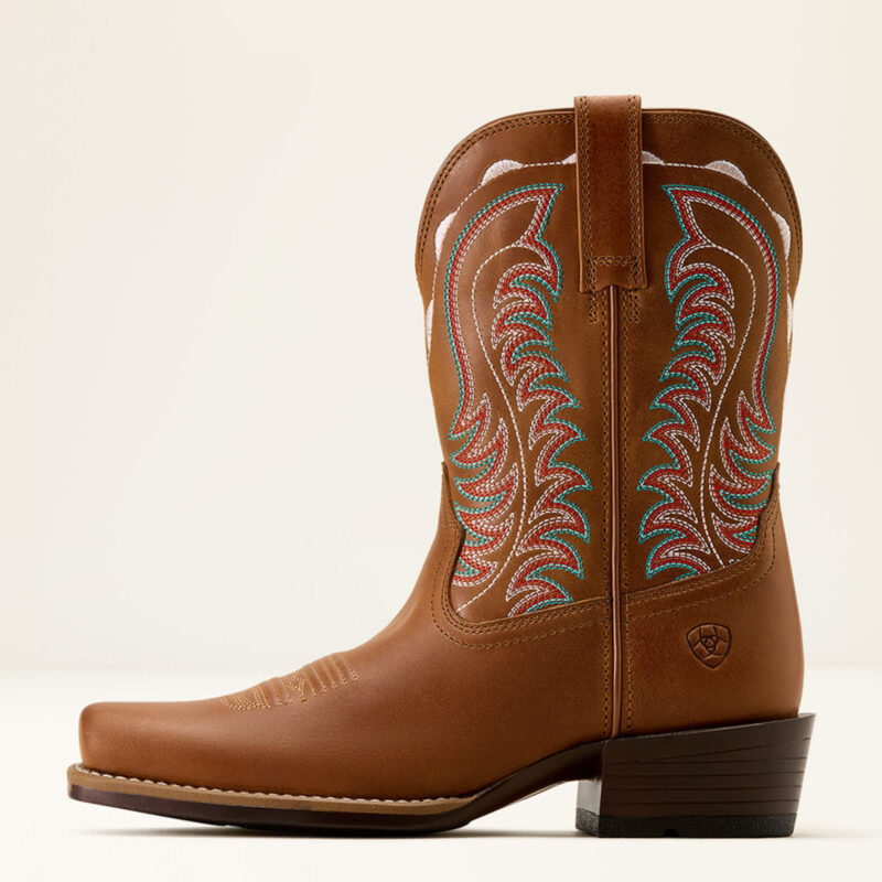 Ariat Women's Salina Narrow Cutter Toe Western Boot - Treasured Tan-1
