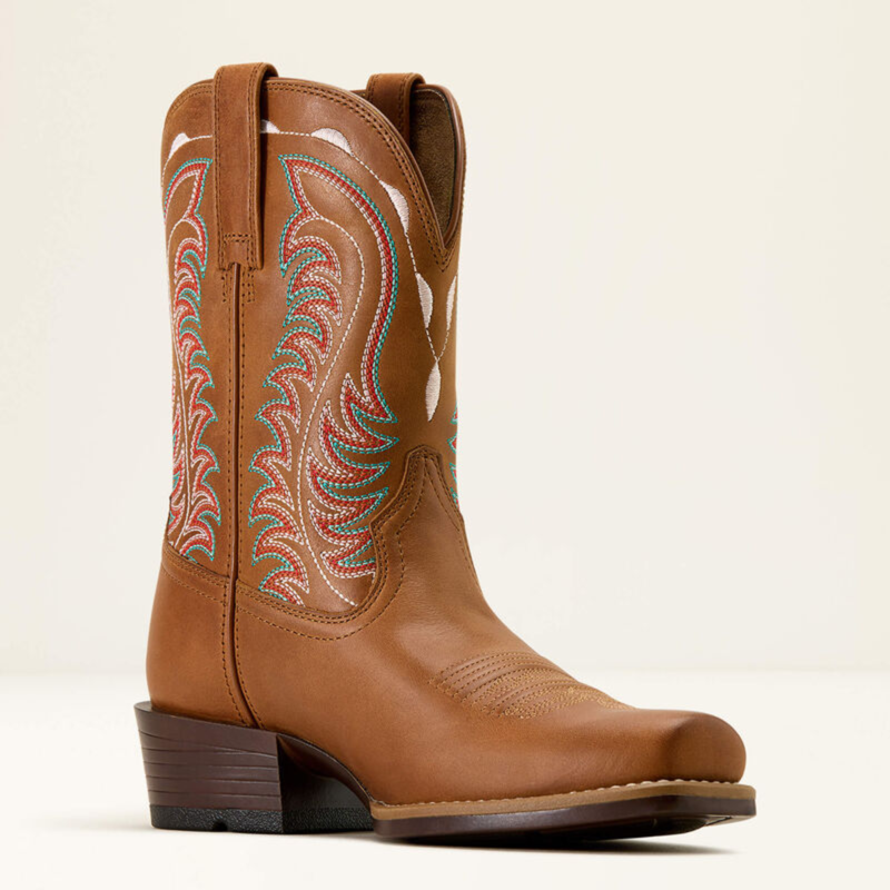 Ariat Women's Salina Narrow Cutter Toe Western Boot - Treasured Tan-3
