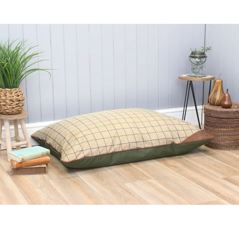 George Barclay Country Orthopaedic Pillow Pet Bed Large - Tweed-1