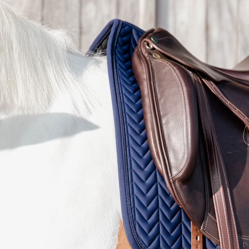 Kentucky Fishbone Competition Dressage Saddlepad - Navy-3