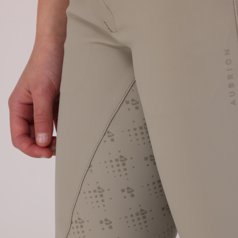 Aubrion Young Rider Optima LX Breeches - Beige-5