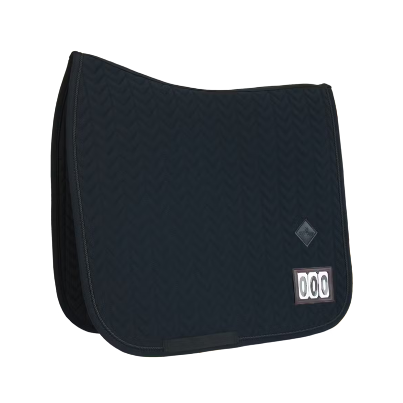 Kentucky Fishbone Competition Dressage Saddlepad - Black-4