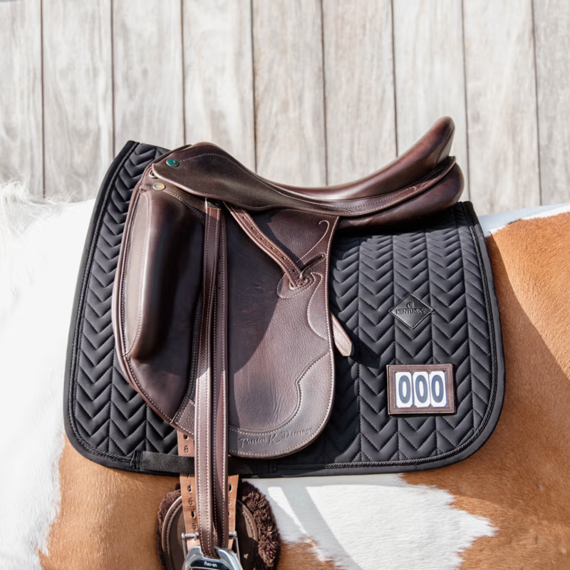 Kentucky Fishbone Competition Dressage Saddlepad - Black