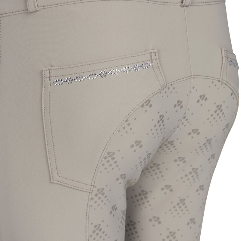 Aubrion Young Rider Optima LX Breeches - Beige-8