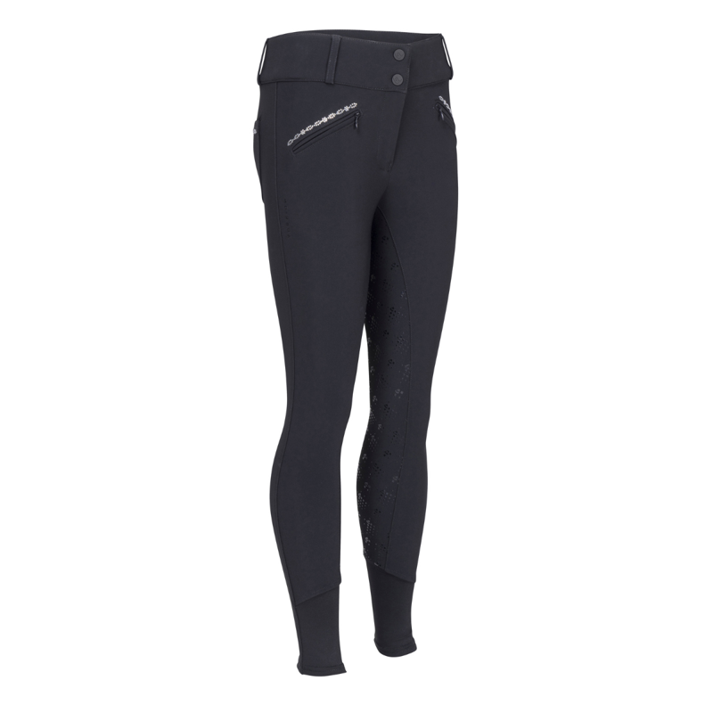 Aubrion Young Rider Optima LX Breeches - Black-2
