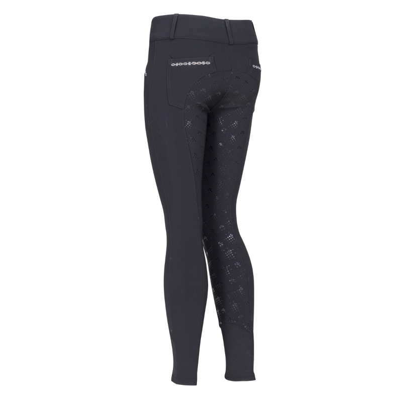 Aubrion Young Rider Optima LX Breeches - Black-1