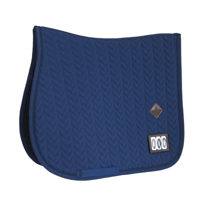 Kentucky Fishbone Competition Jumping Saddlepad - Navy-5