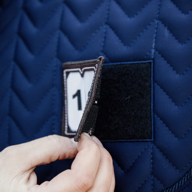 Kentucky Fishbone Competition Jumping Saddlepad - Navy-2