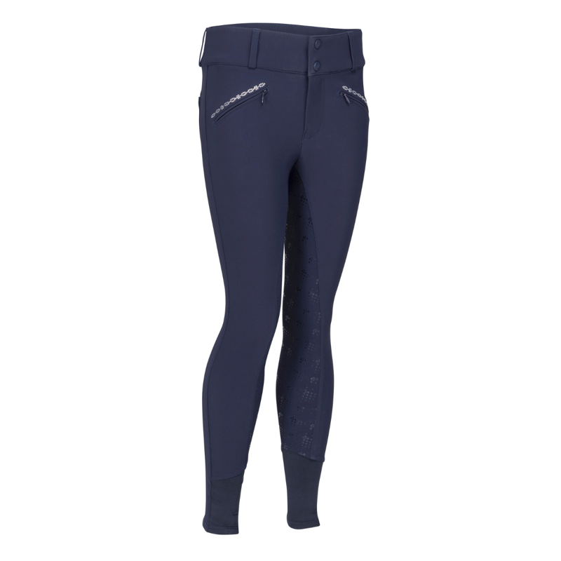 Aubrion Young Rider Optima LX Breeches - Navy-2