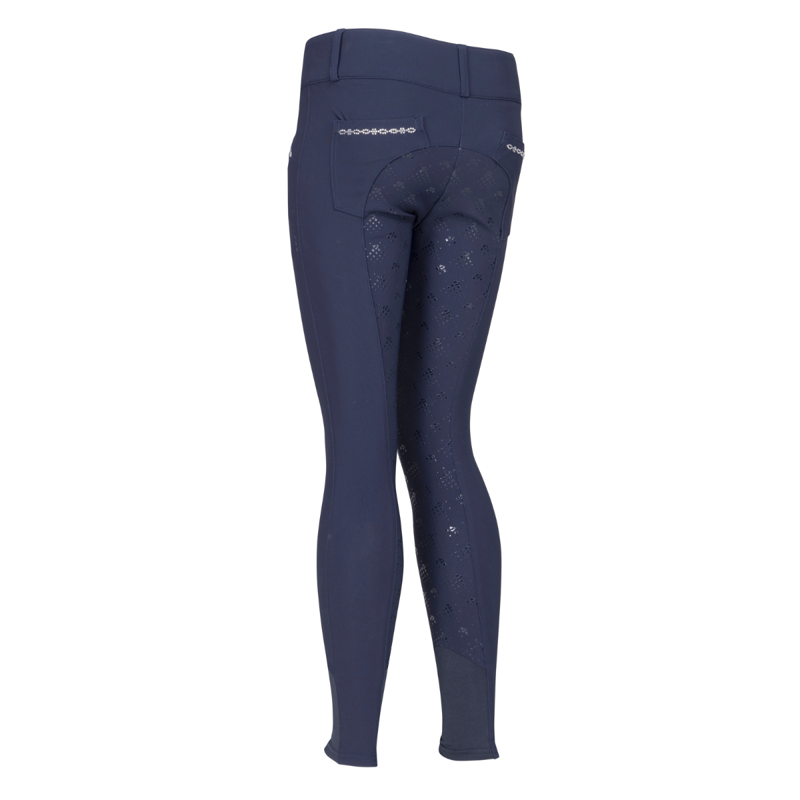 Aubrion Young Rider Optima LX Breeches - Navy-1