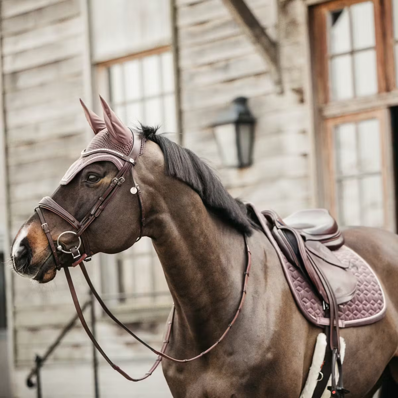 Kentucky Velvet Jumping Saddlepad Full - Light Purple-3