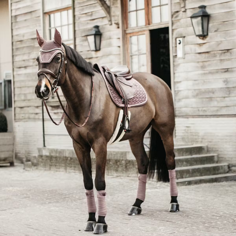 Kentucky Velvet Jumping Saddlepad Full - Light Purple-4