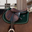 Kentucky Velvet Jumping Saddlepad - Pine Green