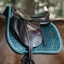 Kentucky Velvet Jumping Saddlepad - Emerald