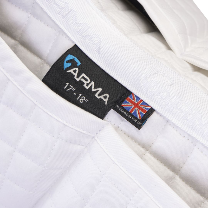 Shires ARMA Corrective Saddlecloth - White-5
