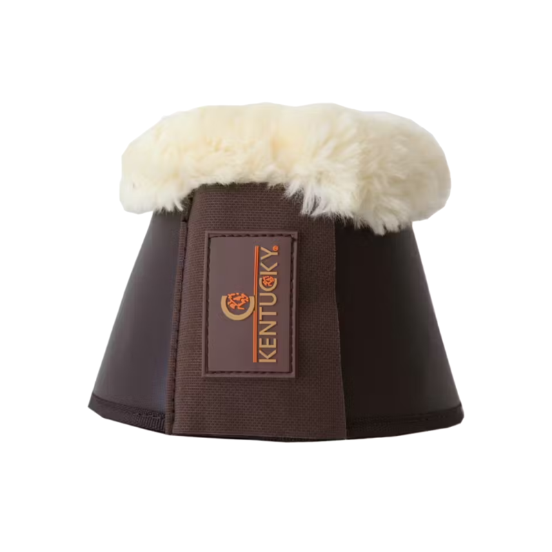 Kentucky Sheepskin Leather Overreach Boots - Brown-3