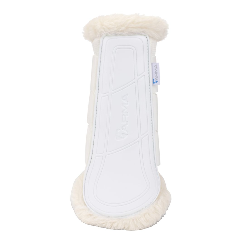 Shires ARMA NX-AIR Supafleece Brushing Boots - White-2
