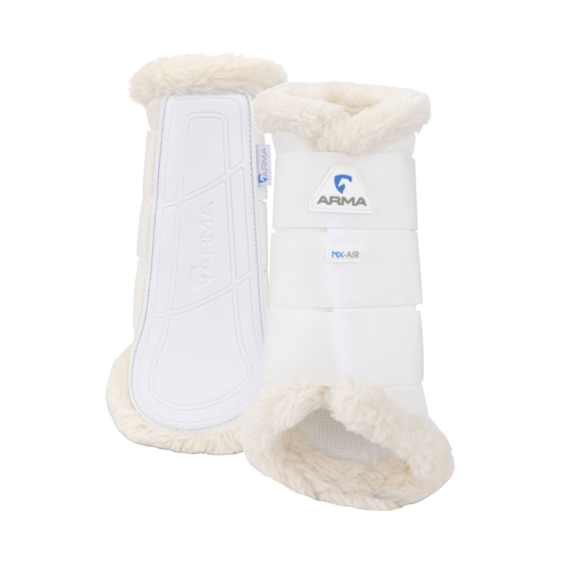 Shires ARMA NX-AIR Supafleece Brushing Boots - White