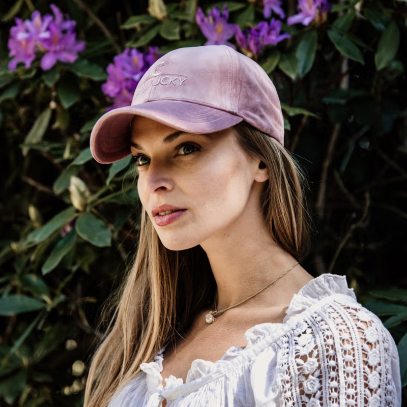 Kentucky Velvet Cap - Old Rose-2