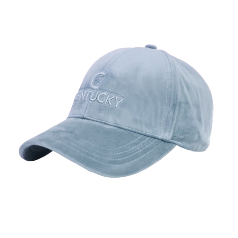 Kentucky Velvet Cap - Light Blue-3
