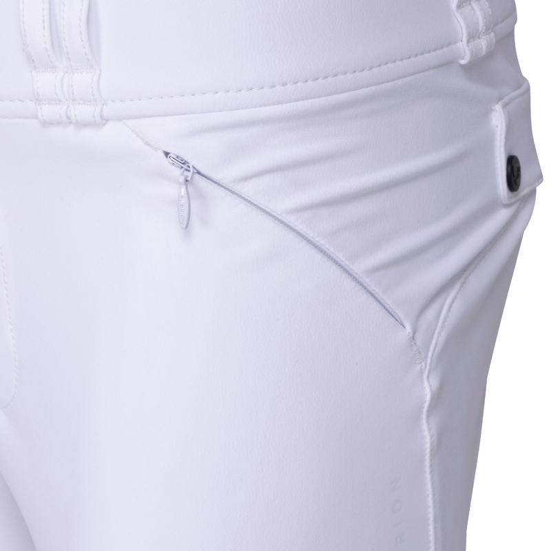Aubrion Optima Young Rider MX Breeches - White-5
