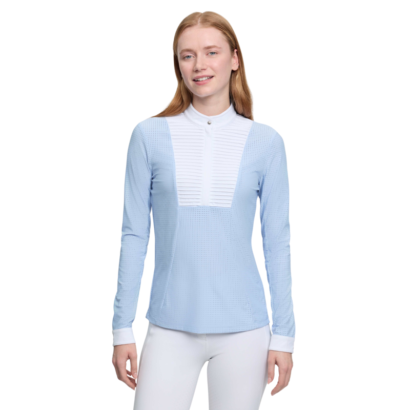 LeMieux Ladies Arielle Long Sleeve Show Shirt - Mist