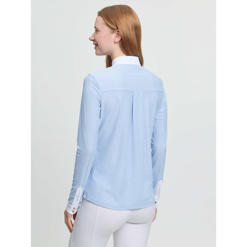 LeMieux Ladies Arielle Long Sleeve Show Shirt - Mist-3