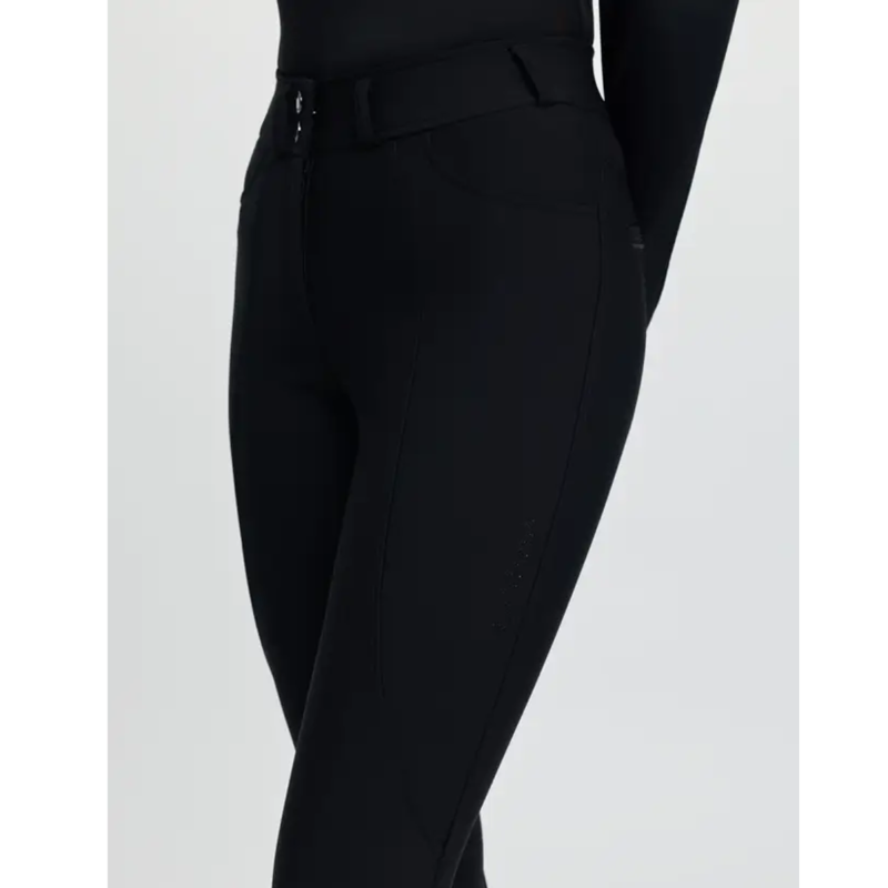 LeMieux Brilliance Knee Grip Breeches - Black-2
