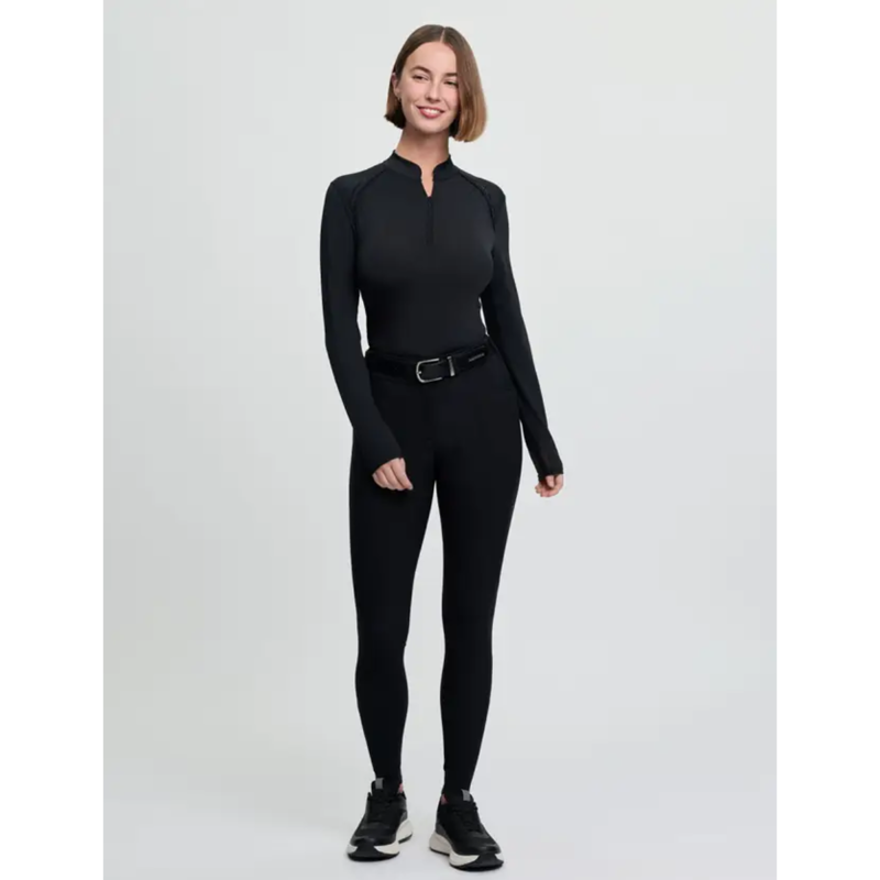 LeMieux Brilliance Knee Grip Breeches - Black-3