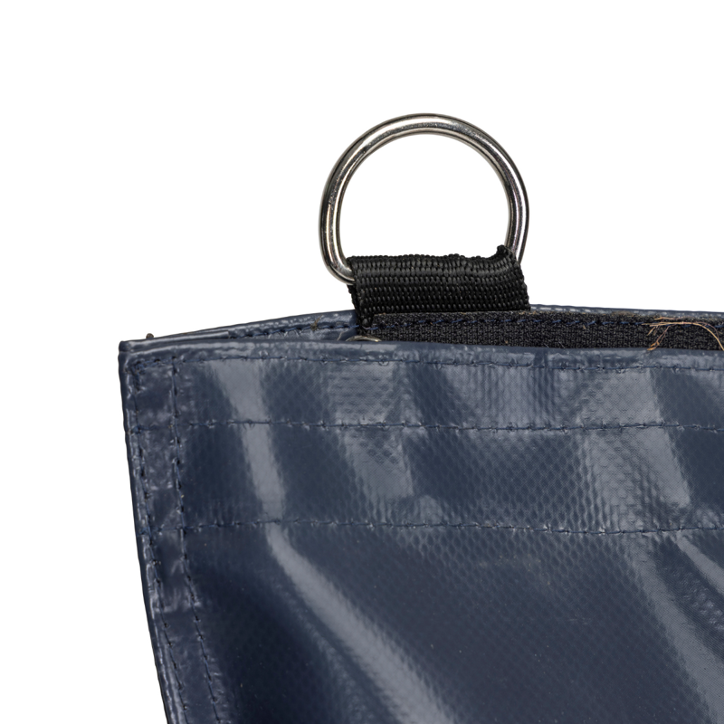 Shires FreeGraze Durable PVC Zipped Hay Bag - Navy - 80x100cm-7
