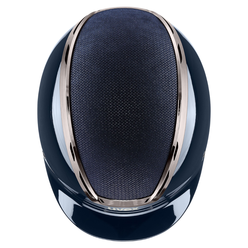 Uvex Exxeed Elegance Riding Hat - Navy-1