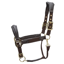 Shires Velociti Lusso Padded Leather Headcollar - Havana