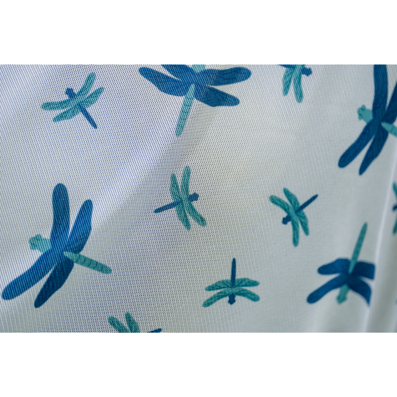 Horseware Amigo Bug Rug Pony Fly Sheet - Dragonfly Print/Silver/Blue/Sage-3
