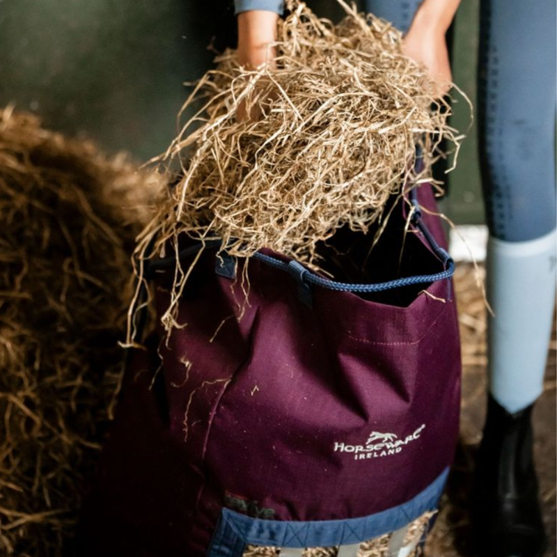 Horseware Revive Haybag - Fig/Navy/Silver-2