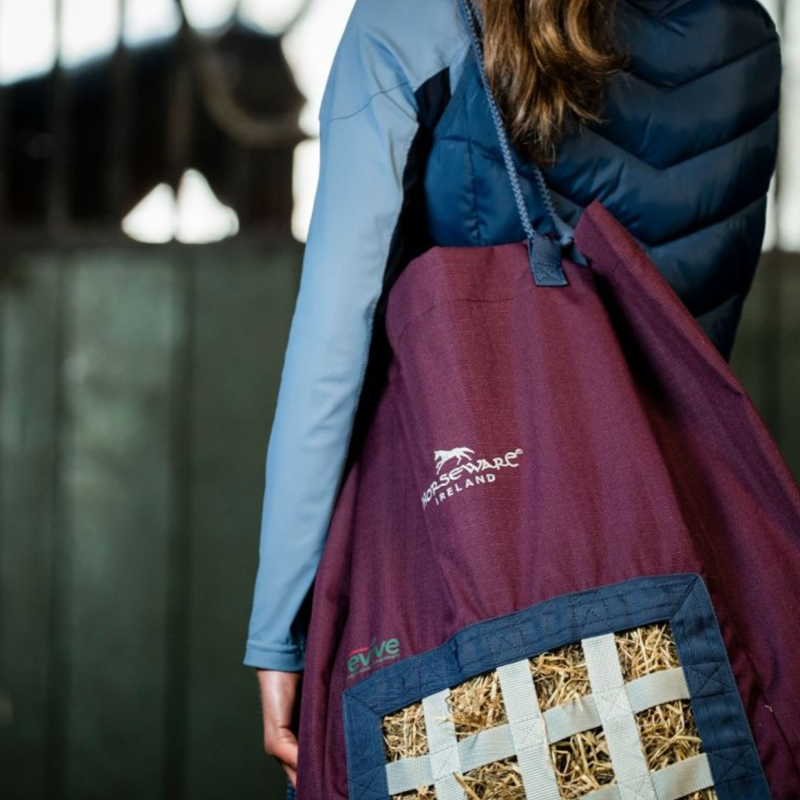 Horseware Revive Haybag - Fig/Navy/Silver-7
