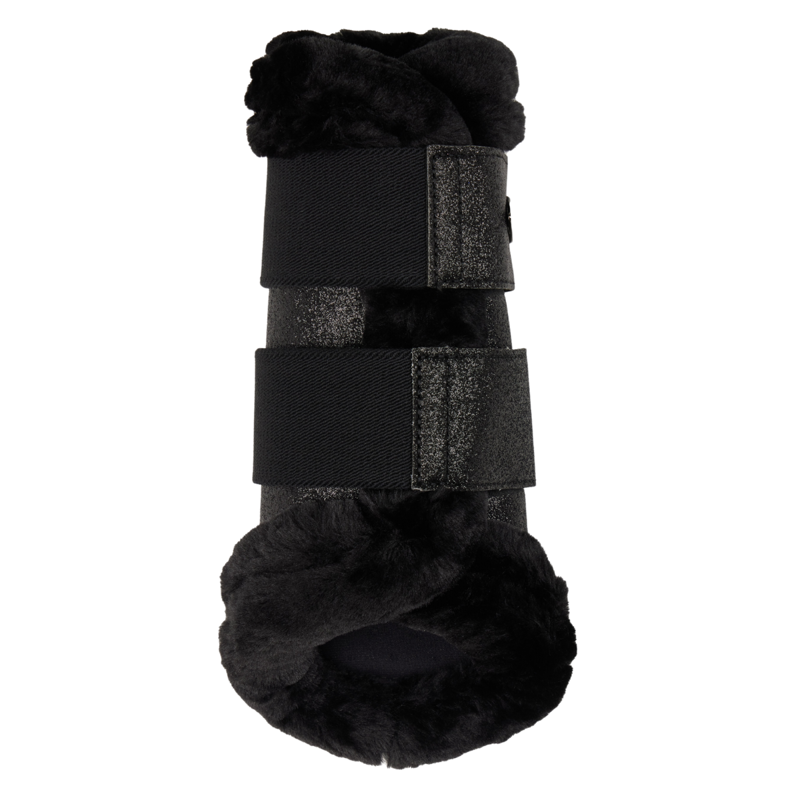 LeMieux Brilliance Fleece Edged Brushing Boot - Black-1