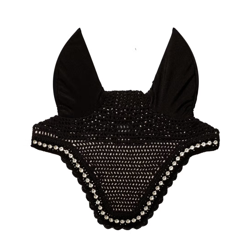 Kentucky Wellington Big Stone and Pearl Fly Veil Full - Black