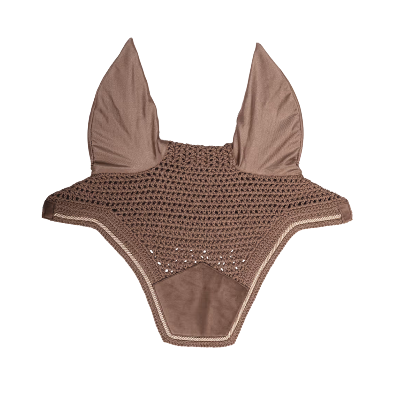 Kentucky Wellington Velvet Fly Veil Full - Beige-3