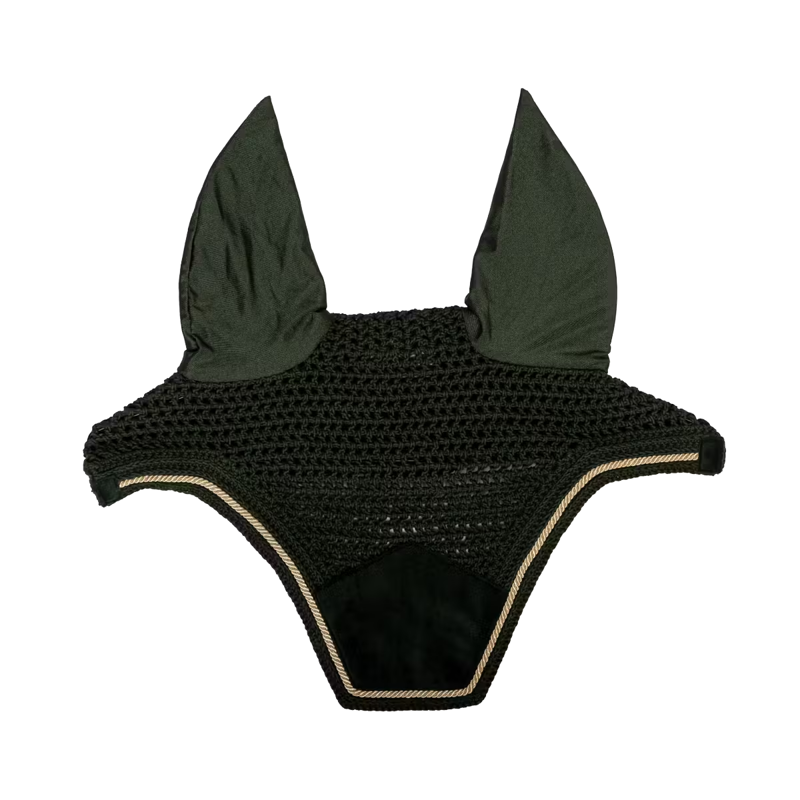 Kentucky Wellington Velvet Fly Veil Full - Pine Green-2