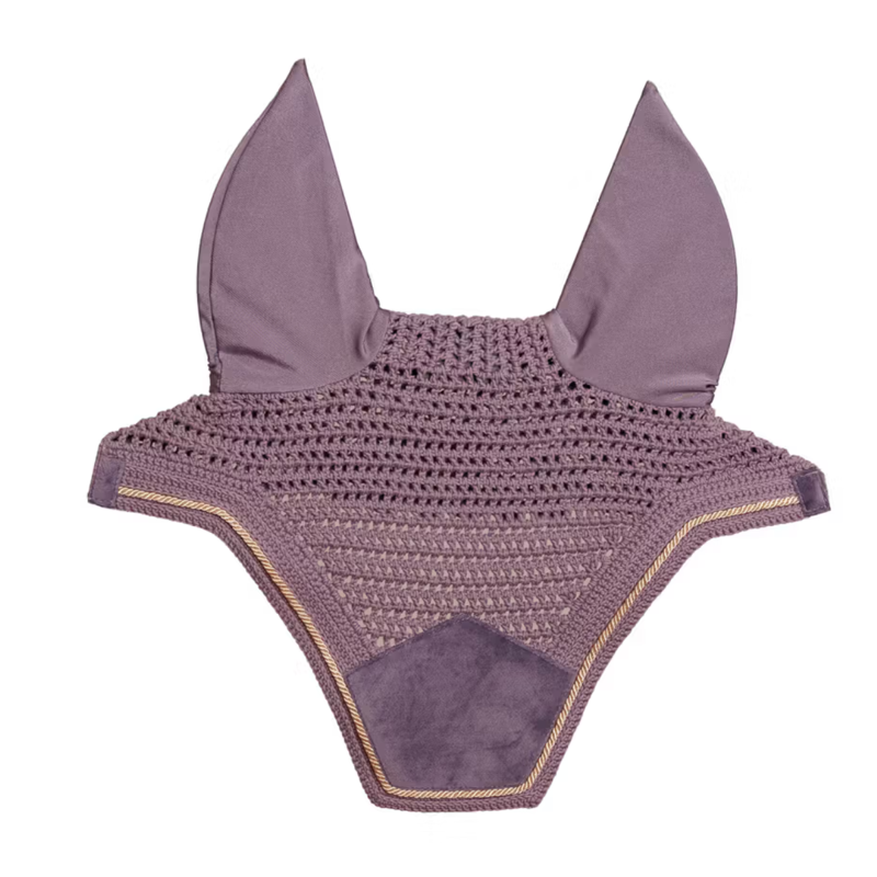 Kentucky Wellington Velvet Fly Veil Full - Purple-3
