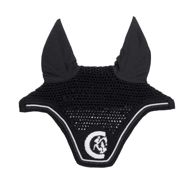 Kentucky Wellington 3D Logo Rope Fly Veil Full - Black-2
