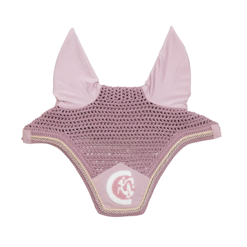 Kentucky Wellington 3D Logo Rope Fly Veil Full - Light Rose-3