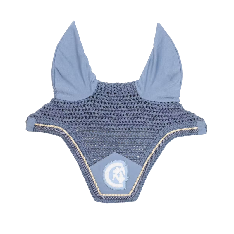 Kentucky Wellington 3D Logo Rope Fly Veil Full - Light Blue-3