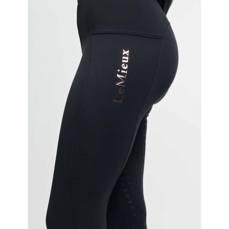 LeMieux Young Rider Sparkle Orla Pull On - Black-4