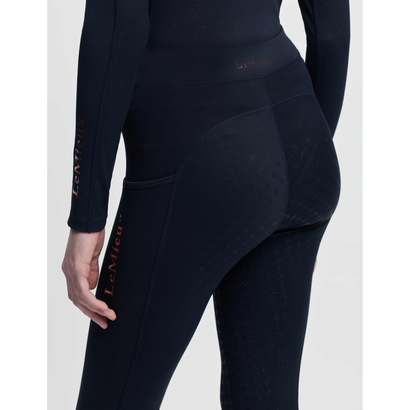 LeMieux Young Rider Sparkle Orla Pull On - Navy-4