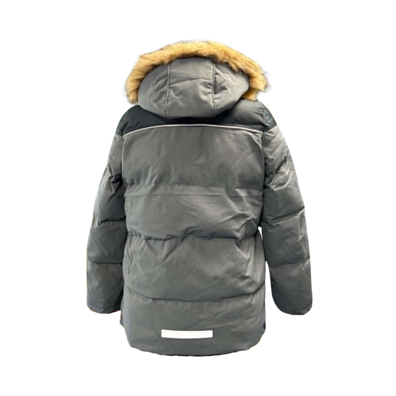 Horseware Kids Padded Parka w/Rem Hood - Black Melange-1