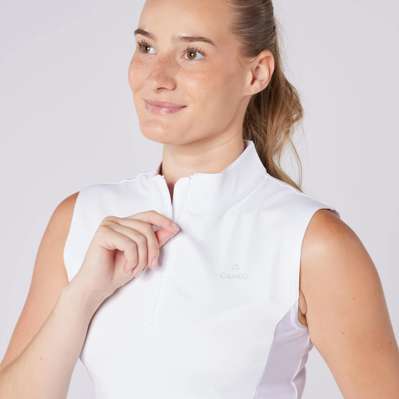 Cameo Ladies Summer Base Layer - White-3